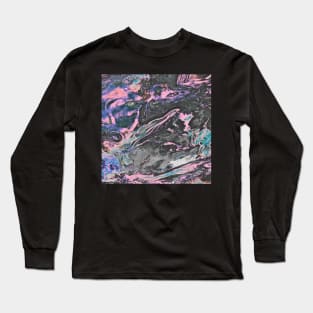 Pink Sci-Fi Space Swirl Long Sleeve T-Shirt